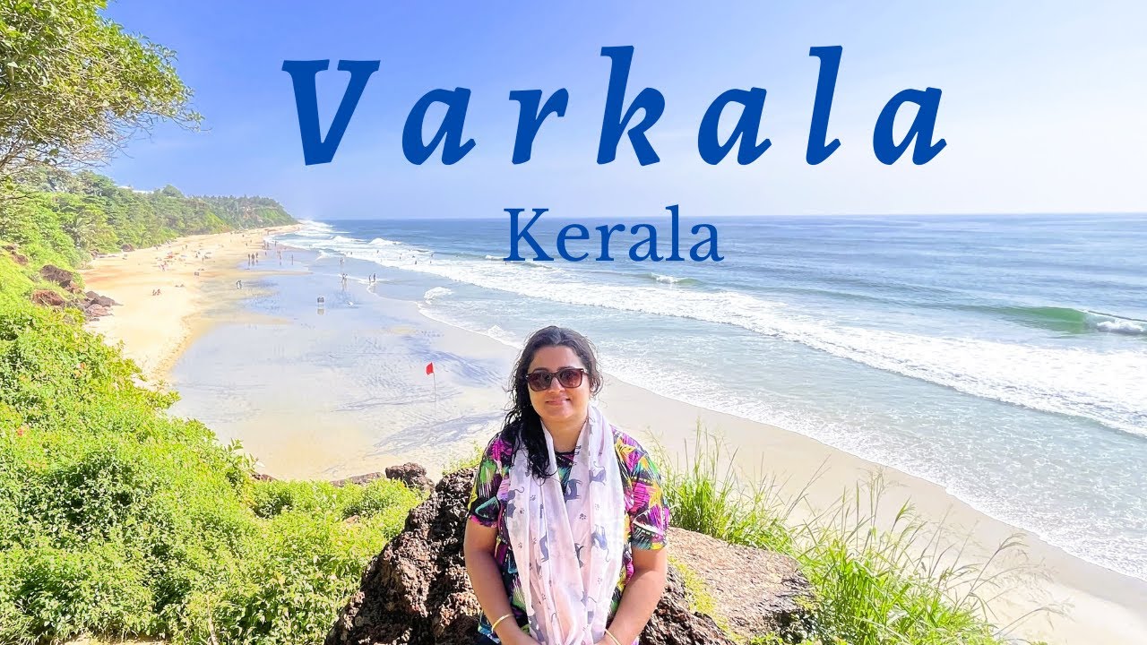 Ep. 3 Varkala - Best beaches in Kerala | Black sand beach | North Cliff Market #varkala #kerala