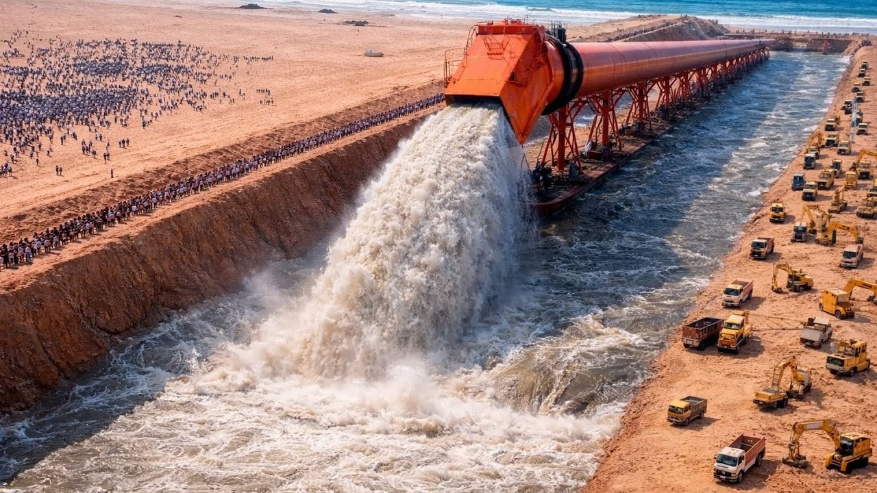 Egipto Dividió la Mitad del Sahara Para Construir el Río Artificial Más Grande.