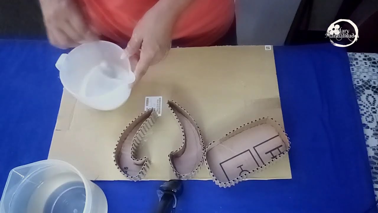 DOS IDEAS CON  YESO, CEMENTO Y CARTÓN  - Mary Manualidades
