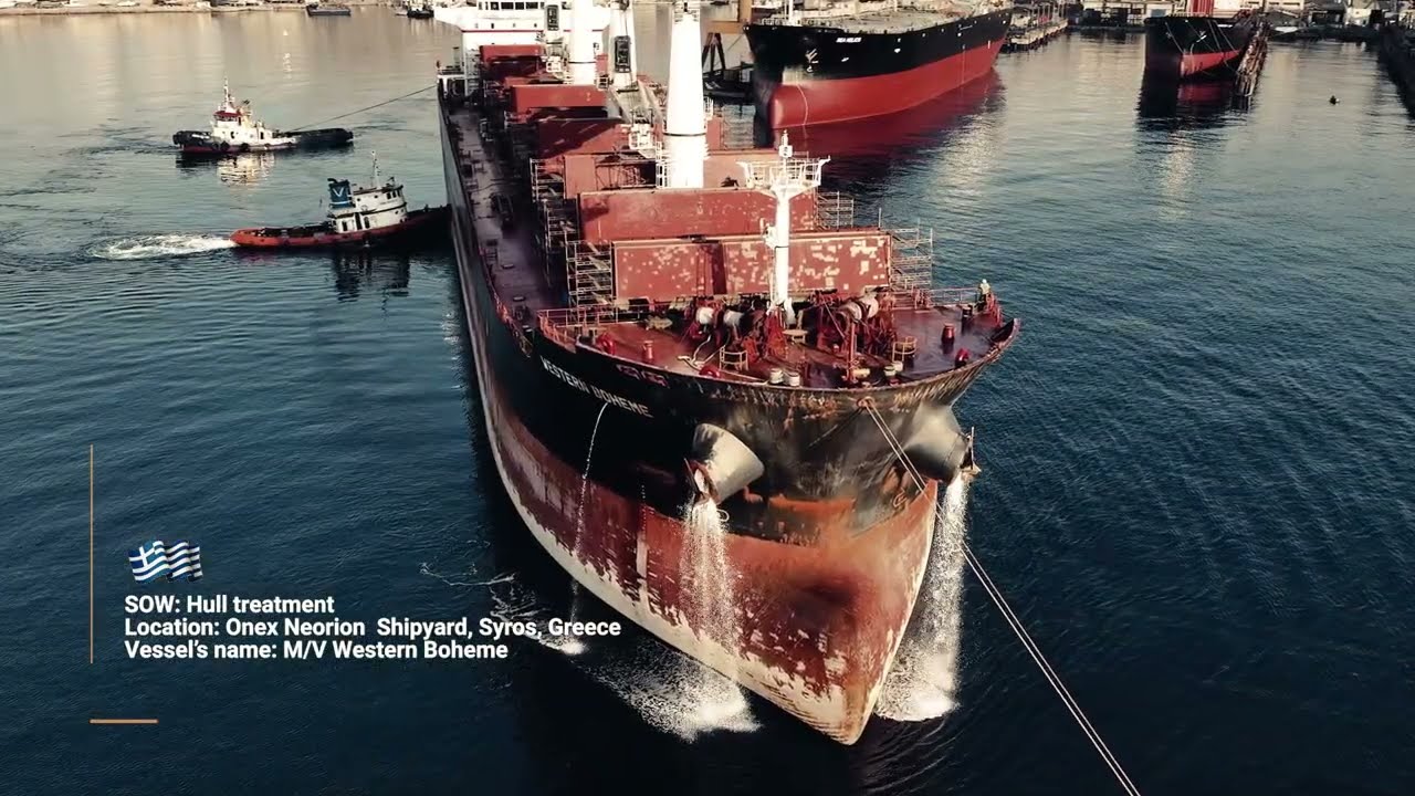 M/V Western Boheme SOW : Hull treatment - Onex Neorion Shipyard Syros