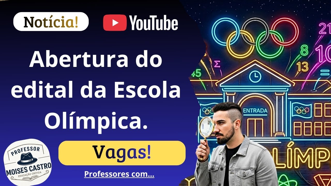 Professores do Estado SP: Abriu o edital da escola olímpica com vagas