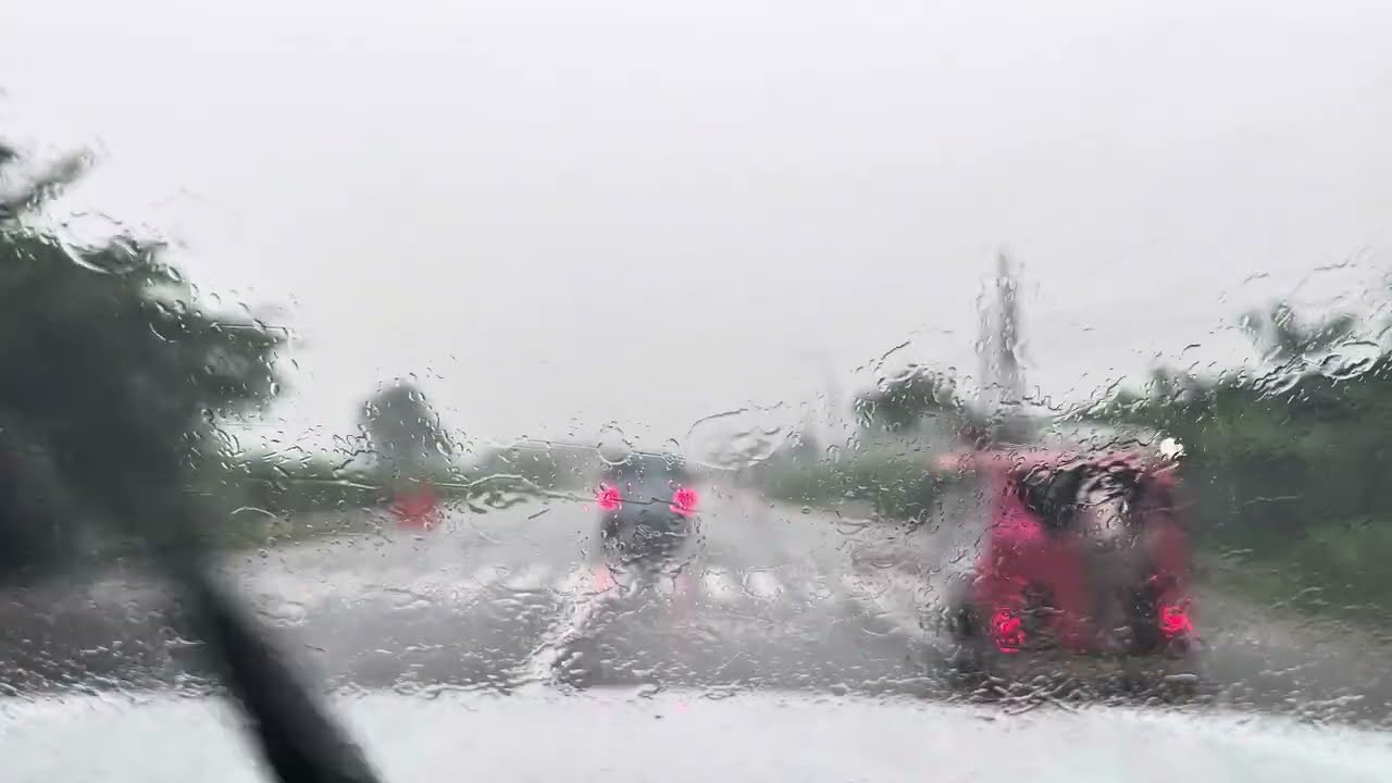 Rainy drive in Negros Island