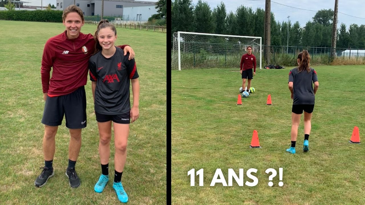 Mon PREMIER ENTRAÎNEMENT avec YANNAH - 11 ANS !