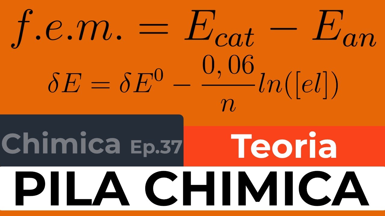 Pila Chimica: Spiegazione con Reazioni Redox e Calcolo FEM | Corso Chimica Ep.37
