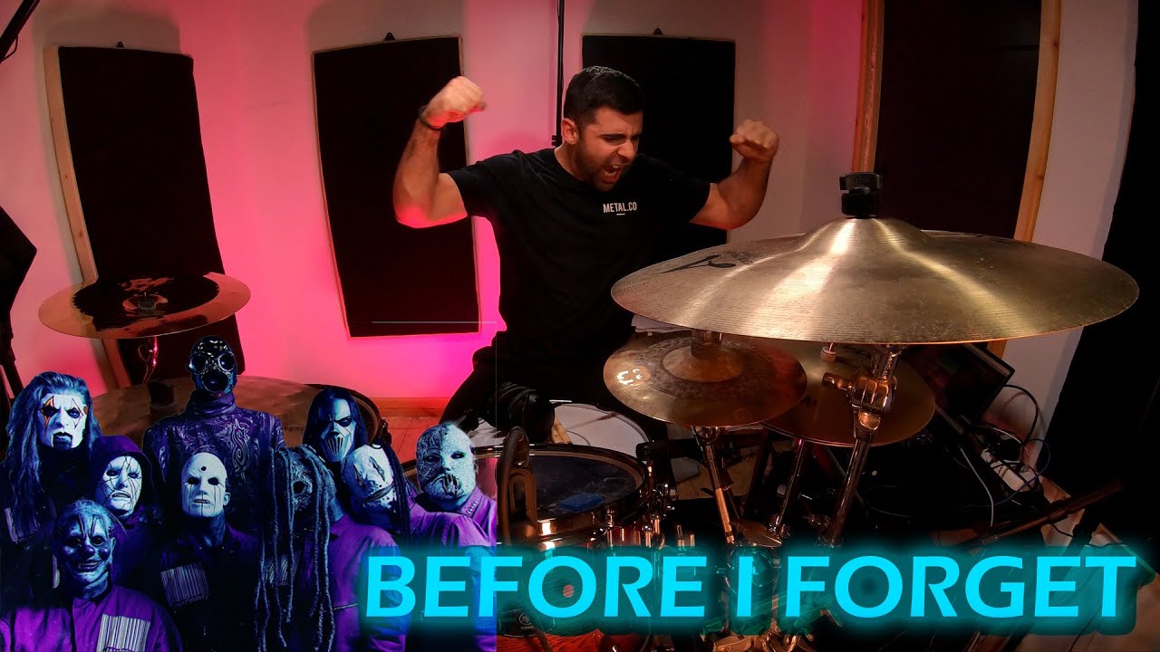 SLIPKNOT - BEFORE I FORGET DRUM COVER