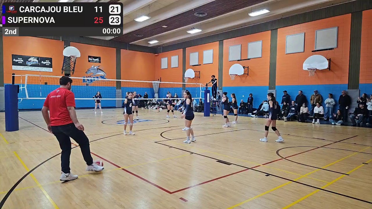Carcajou Bleu U14F vs Supernova - 24/01/2026 Tournois VBQ invitation 2