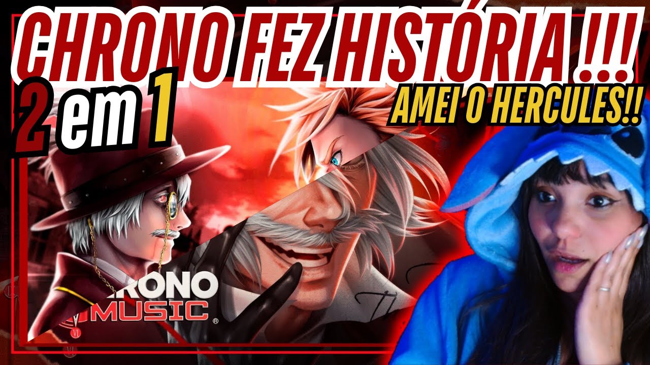 2 EM 1 | ANÔNIMO | Chrono + Jack vs Hércules | Shooter (Shuumatsu no Valkyrie) REACT RAPHUMI