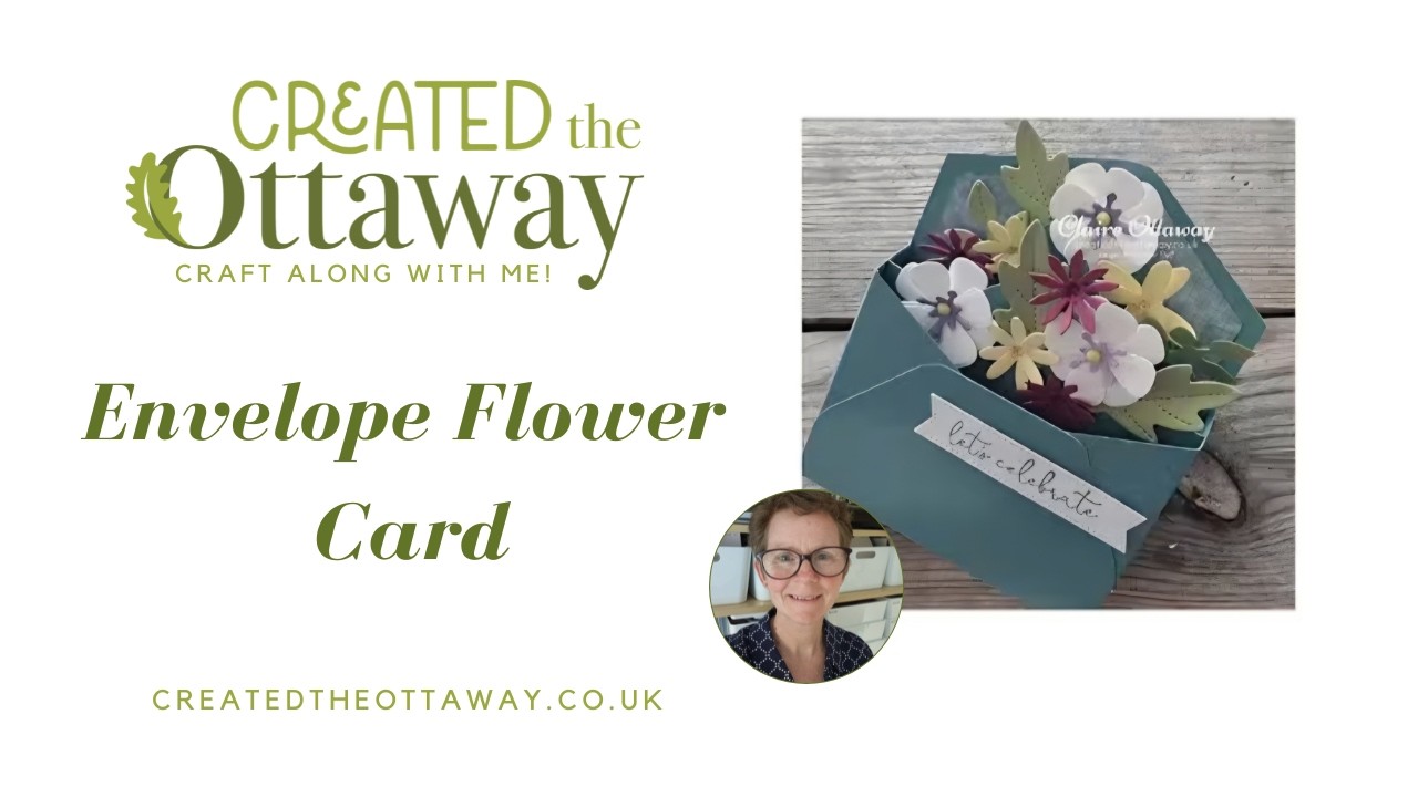 Envelope Flower Card Tutorial | DIY Papercraft  Magic  @createdtheottaway