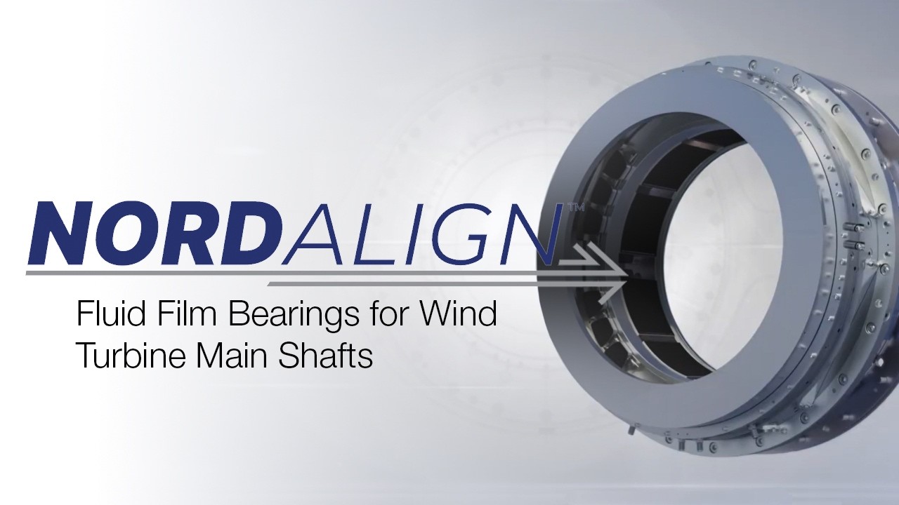 NordAlign Fluid Film Bearing for Wind Turbine Main Shaft Bearings