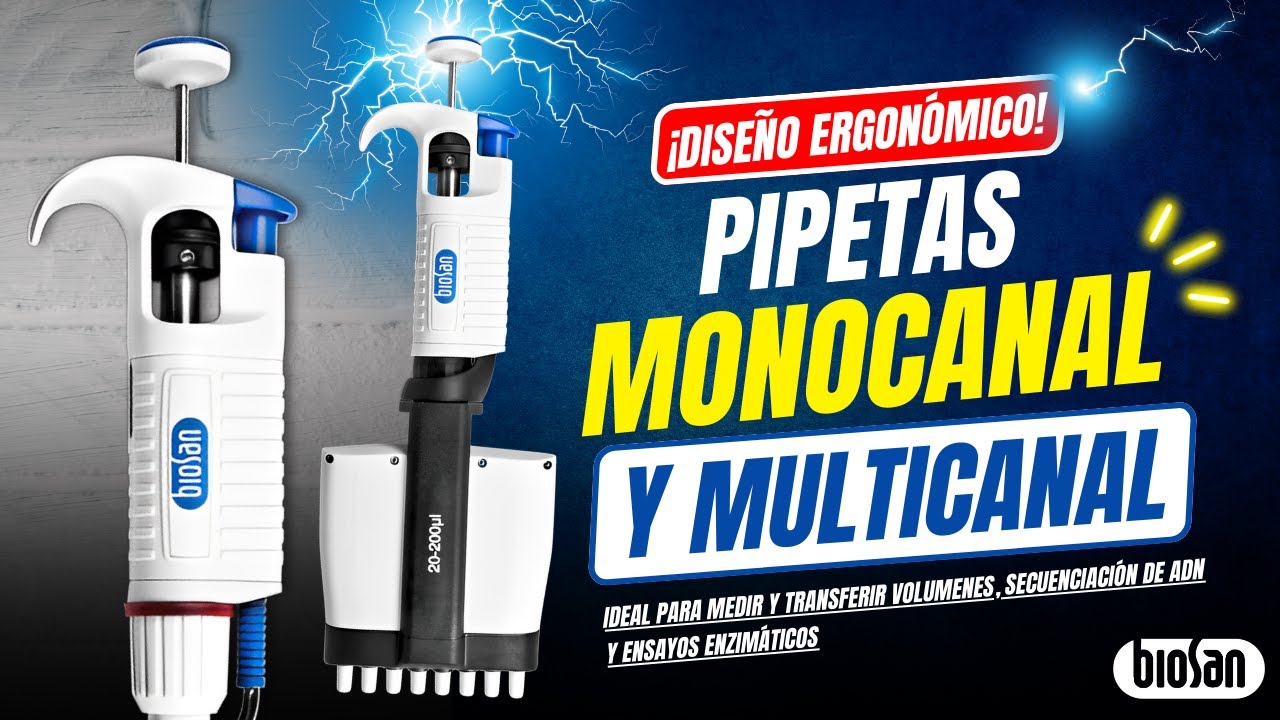 Pipetas Monocanal y Multicanal de BIOSAN: Innovación en Laboratorios