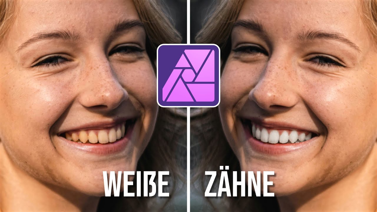 Zähne aufhellen in Affinity Photo leicht gemacht!