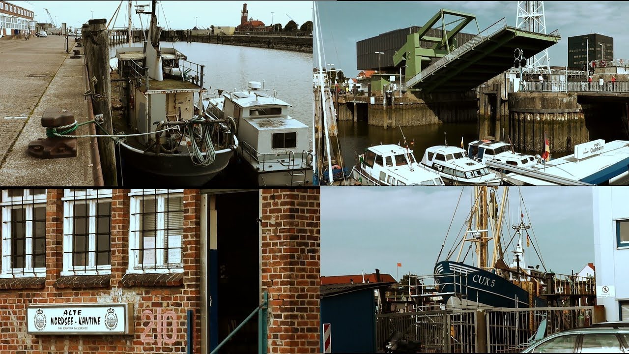 Cuxhaven : Alter Fischereihafen -- Kapitän Alexander Straße und Schleusenpriel 2017