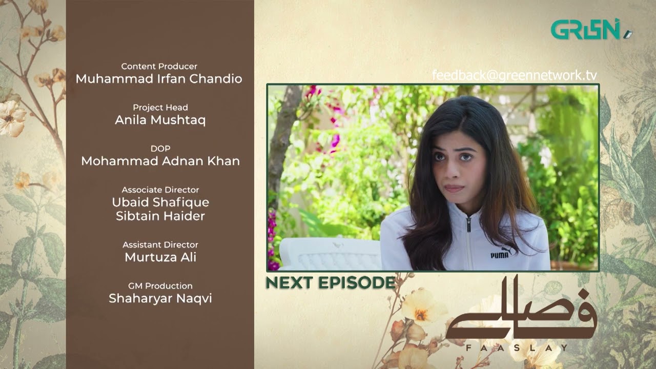 Faaslay Episode 44 | Teaser | #faaslay  #aliansari  #sabooraly