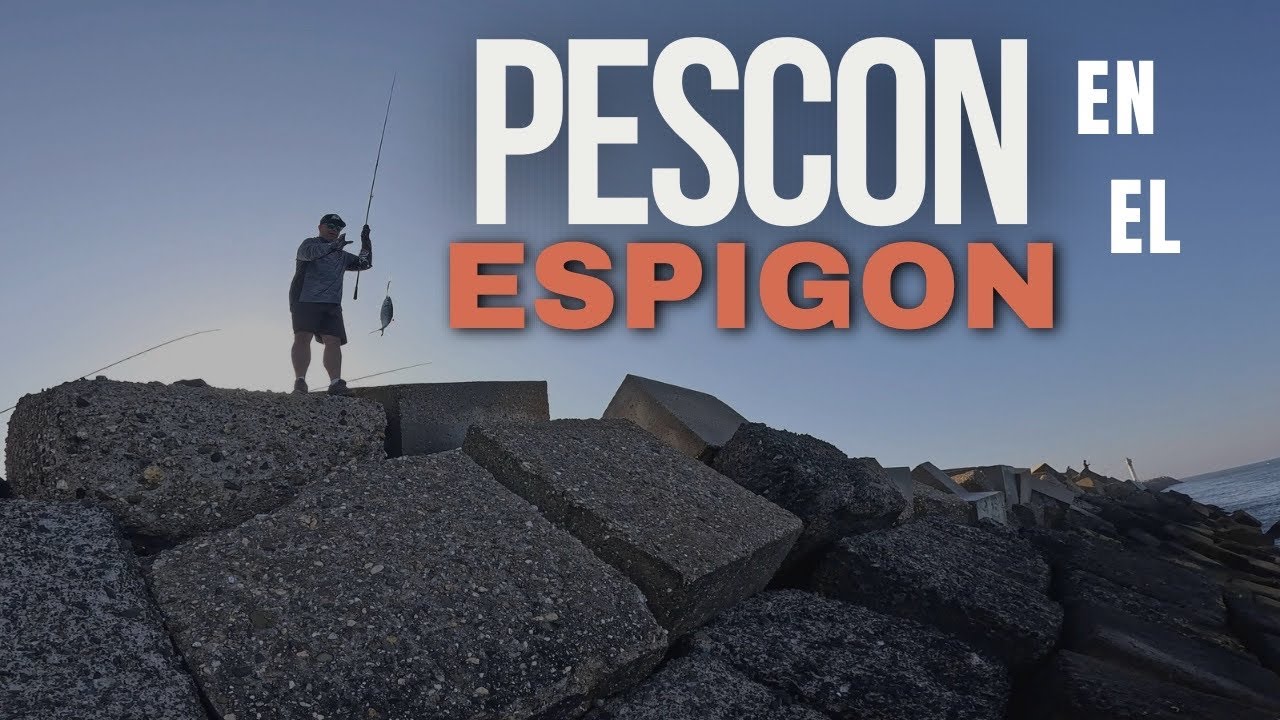 PESCON 🔥🎣en el ESPIGON [esto está INFECTADO de PECES]