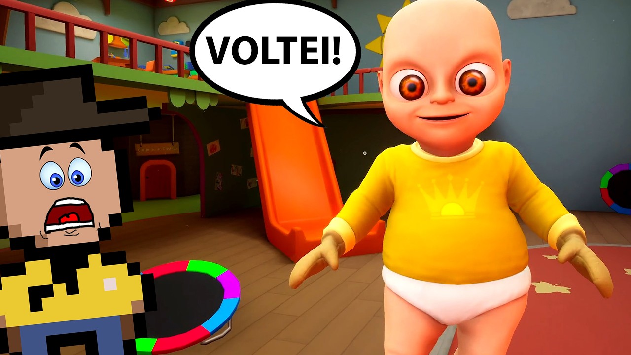 A NOVA CRECHE DO BEBÊ DE AMARELO! (Baby in Yellow Crown Daycare)