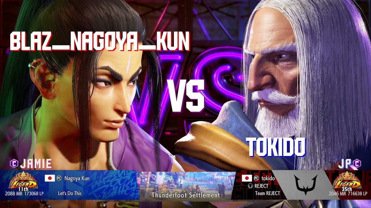 SF6 Blaz_Nagoya_Kun (Jamie Classic) Vs Tokido (JP Classic)