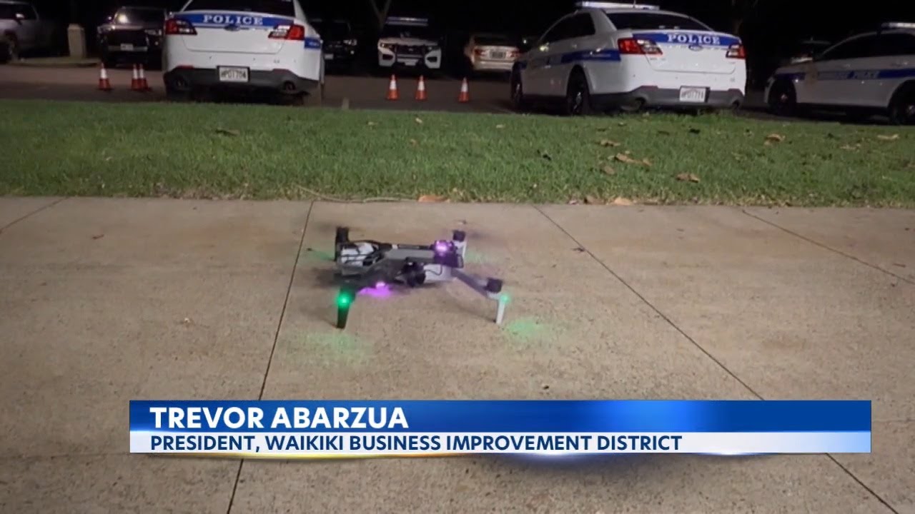 Drones to assist law enforcement efforts in Waikiki