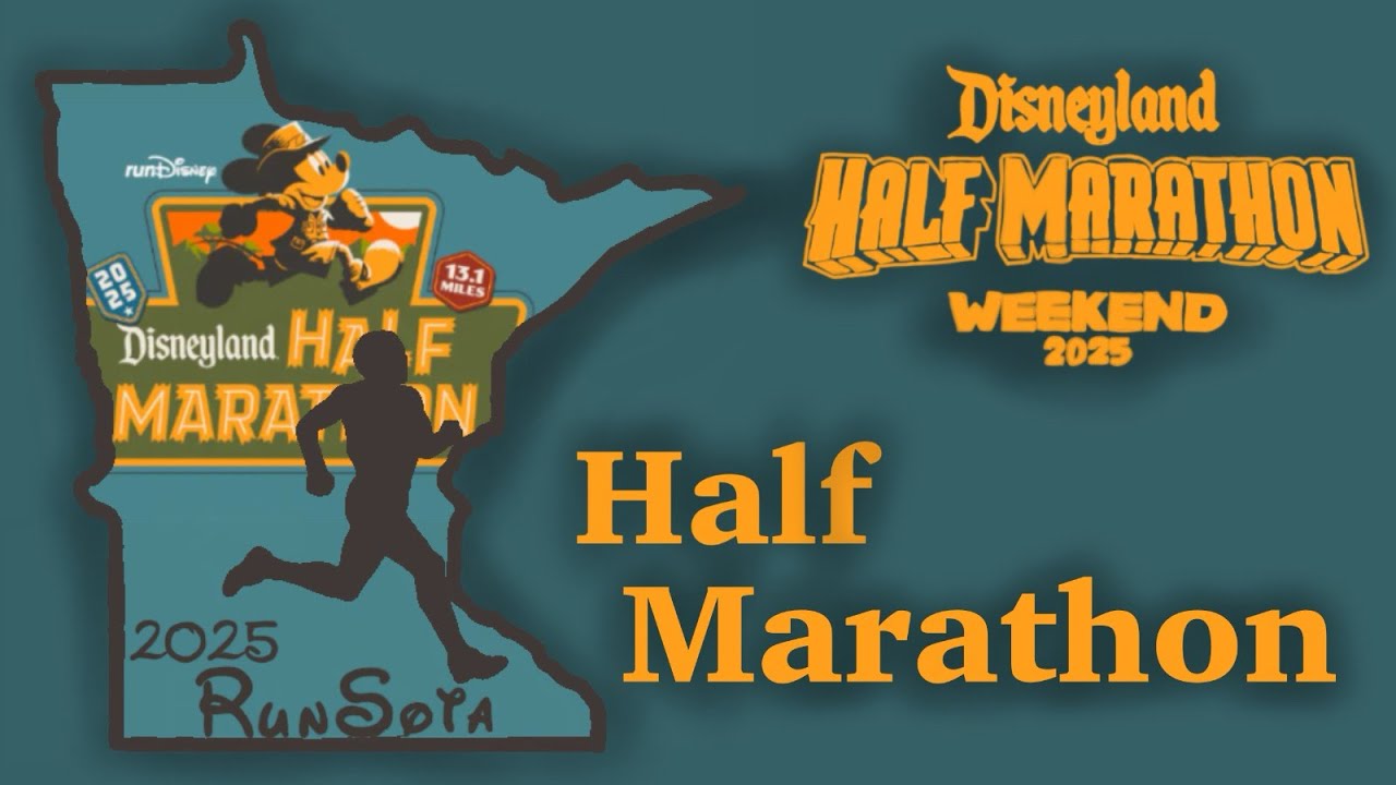 2025 Disneyland Half Marathon Full Course HD