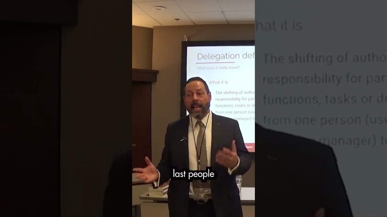 What is delegation?