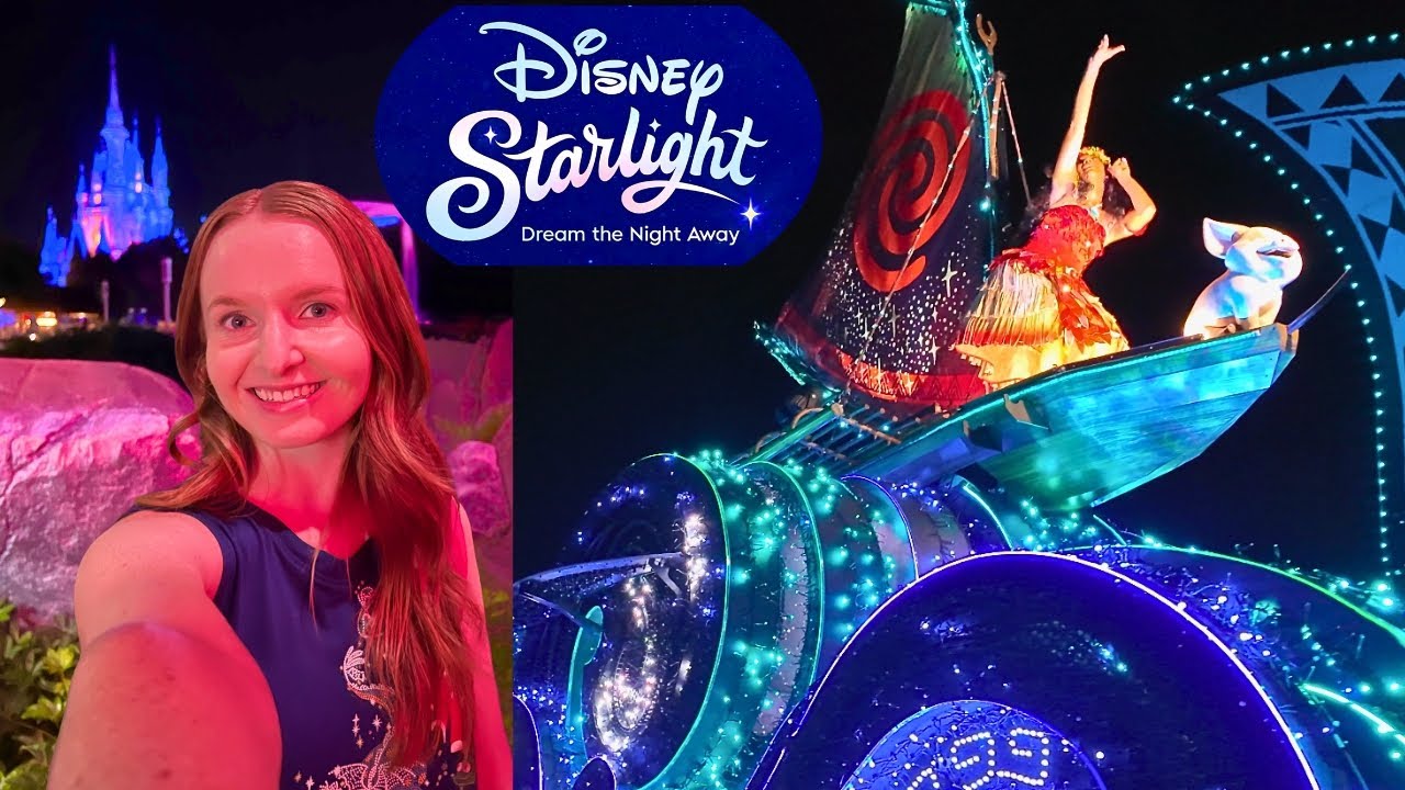 Disney Starlight Dream the Night Away Parade NEW Magic Kingdom Nighttime Parade at Disney World