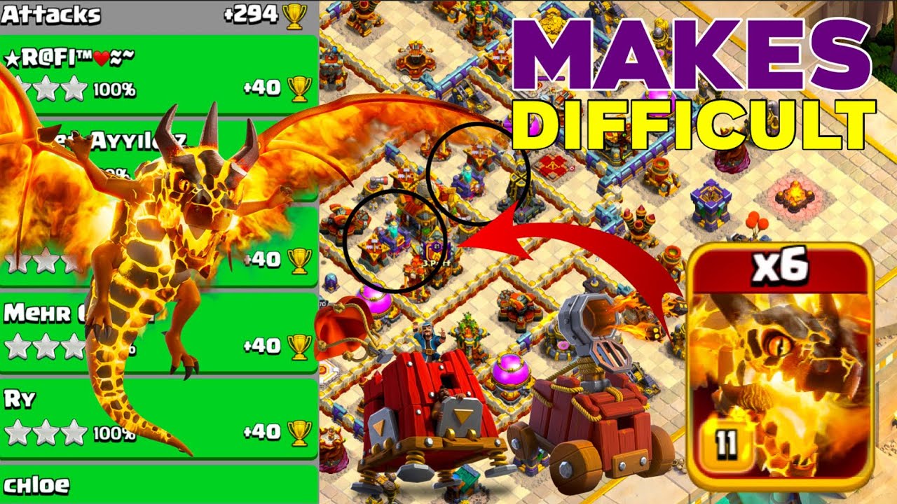 Super Strong TH16 Super Dragon - Crushing Legend League Attack! Clash of Clans