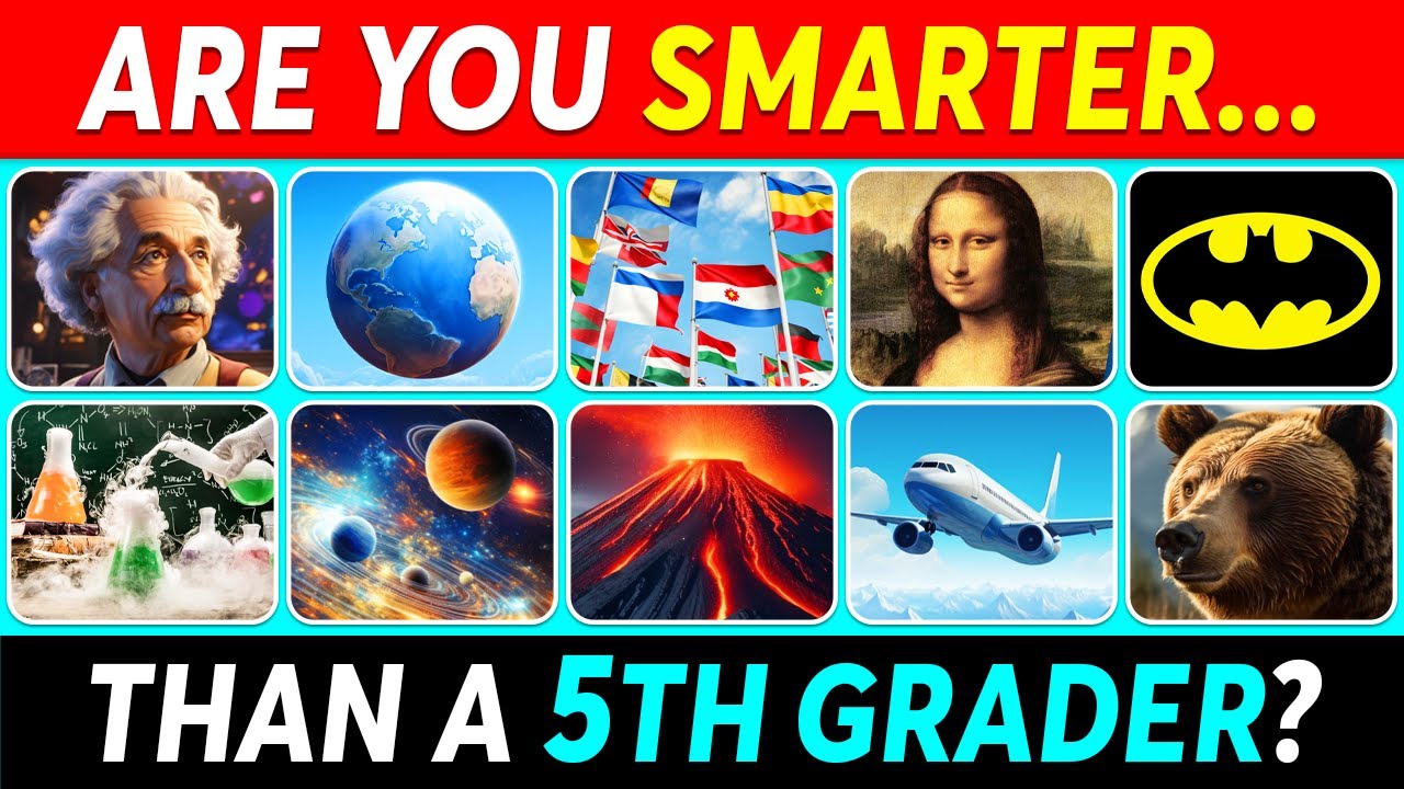 Вы УМНЕЕ пятиклассника? 📚🤓🧠 | Тест на общие знания