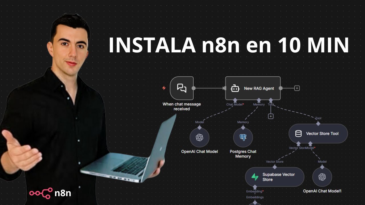 C&oacute;mo Instalar n8n en VPS Hostinger 2026 | Tutorial Completo Paso a Paso + C&oacute;digo Descuento 20%