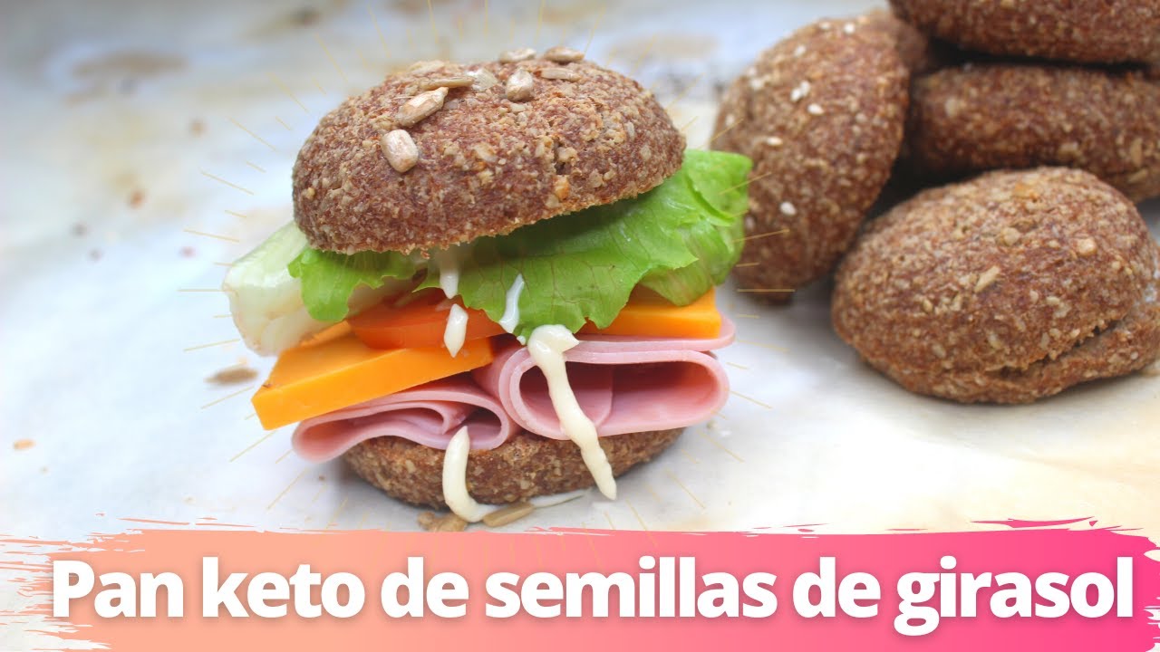 Pan keto de semillas de girasol 🌻 super economico - Low carb y libre de gluten