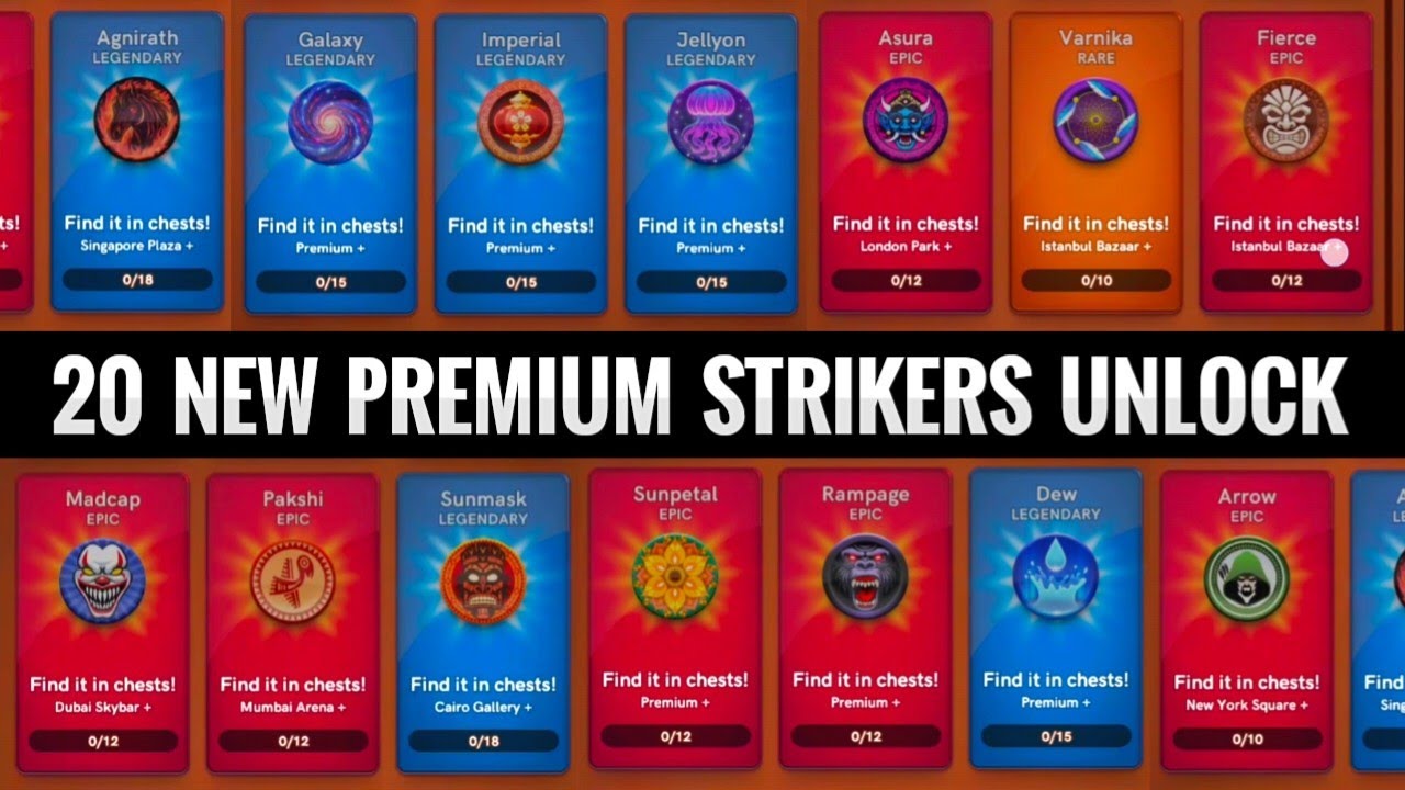 Carrom Pool 20 New Premium Strikers in Game | How to Unlock | Jamot Gaming 