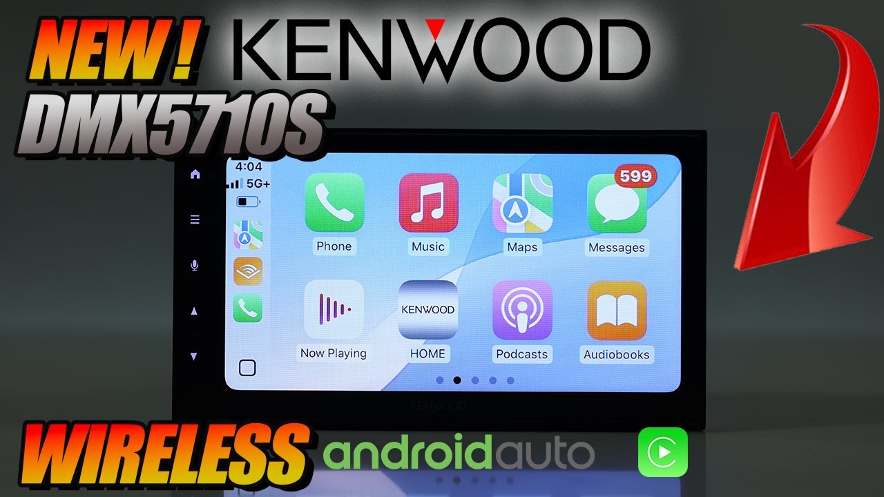 Kenwood DMX5710S Wireless Apple CarPlay and Android Auto. Demo & Review 