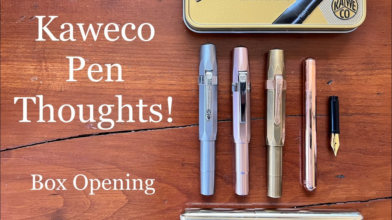 Kaweco Pen Thoughts: The Box Opening