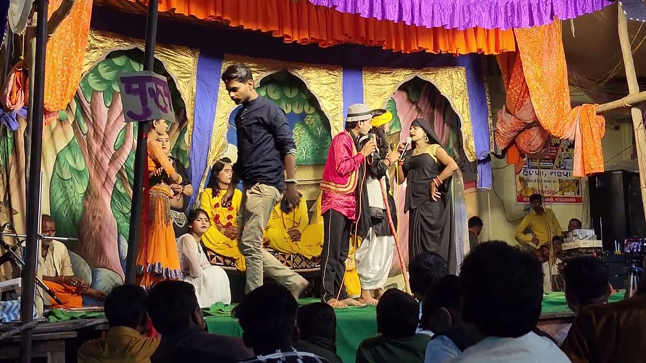 धमाकेदार कॉमेडी नंदू  जोकर Puraini Ramlila Program! #purainiramlila