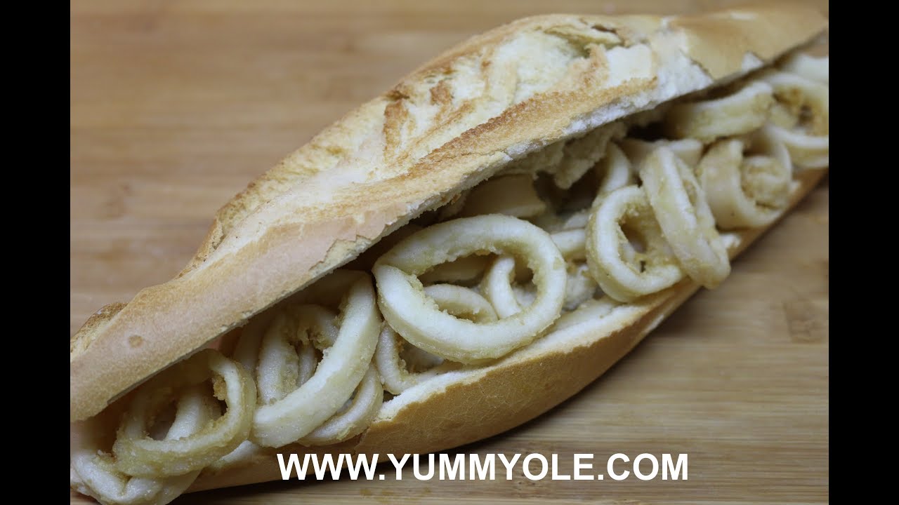 Calamari sandwich - bocadillo de calamares