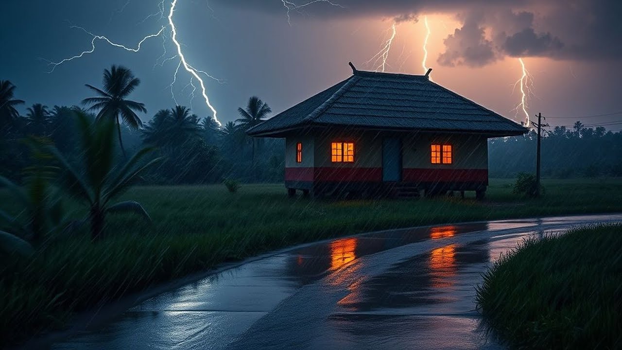 Heavy Rain & Thunder Sounds for Sleeping
