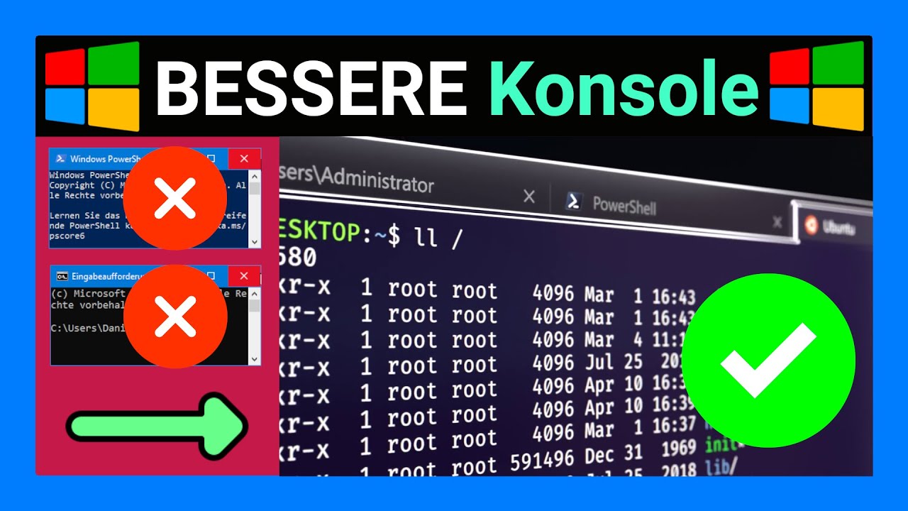 NEUES Windows Terminal: Konsole mit Tabs, Splitscreen, Farben und mehr! Die BESSERE CMD/PowerShell?