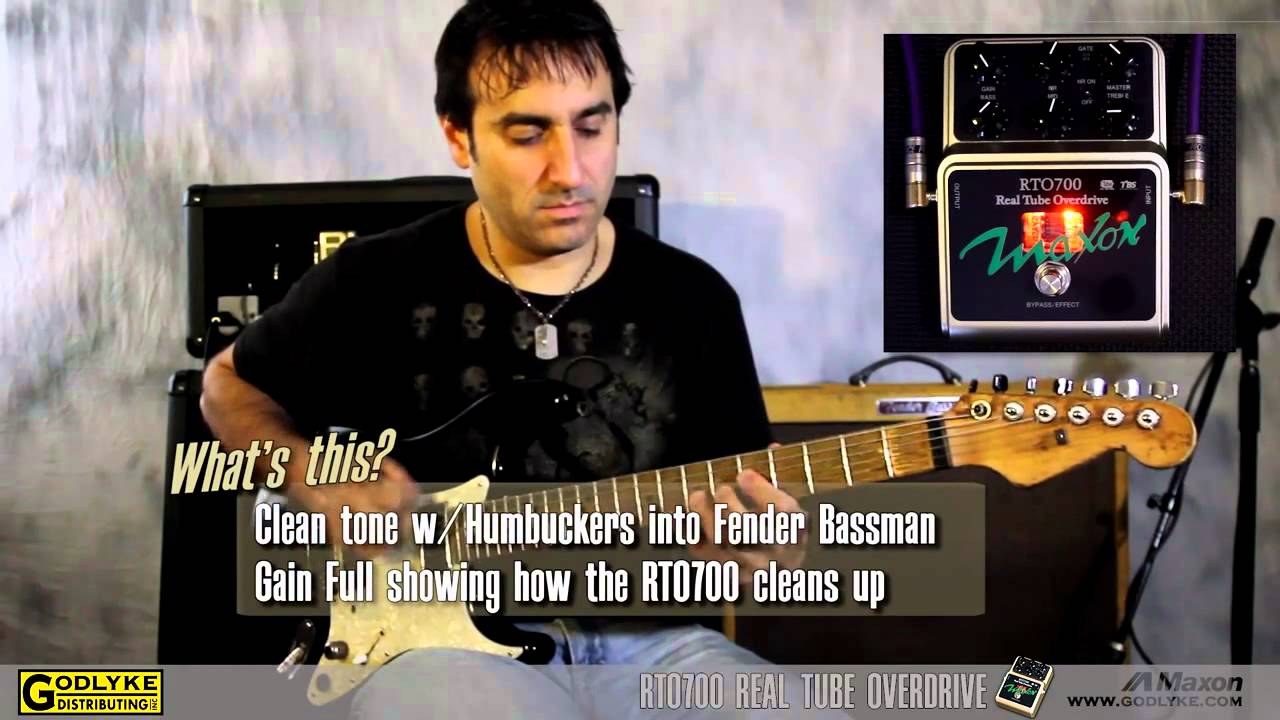 Maxon RTO700 Real Tube Overdrive - Demo