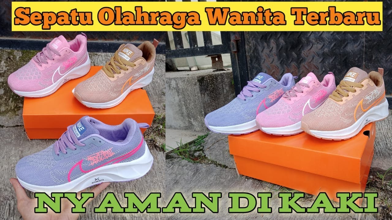 Sepatu Olahraga Wanita Terbaru || Nyaman Di kaki