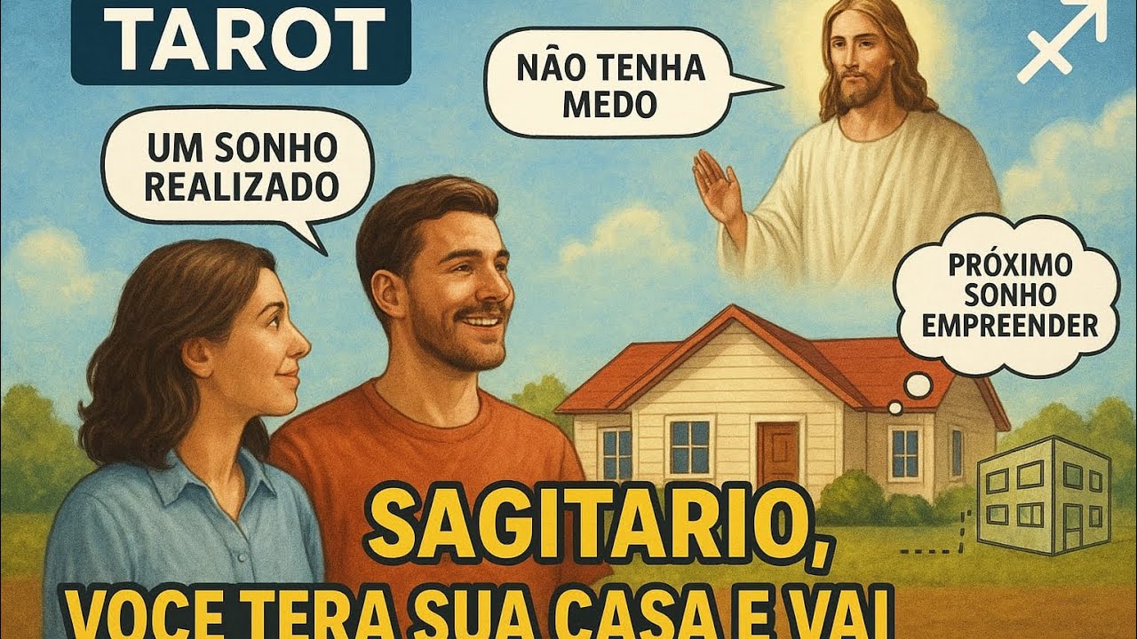 Sagitário, você vai pegar a chave do seu imóvel e de brinde ainda vai empreender. 03dez25