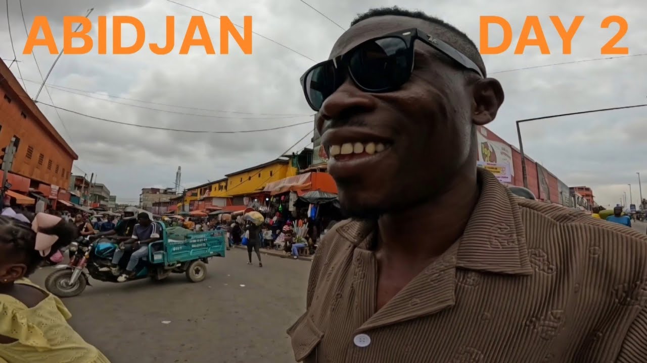 ABIDJAN ADJAME CHAOTIC MARKET