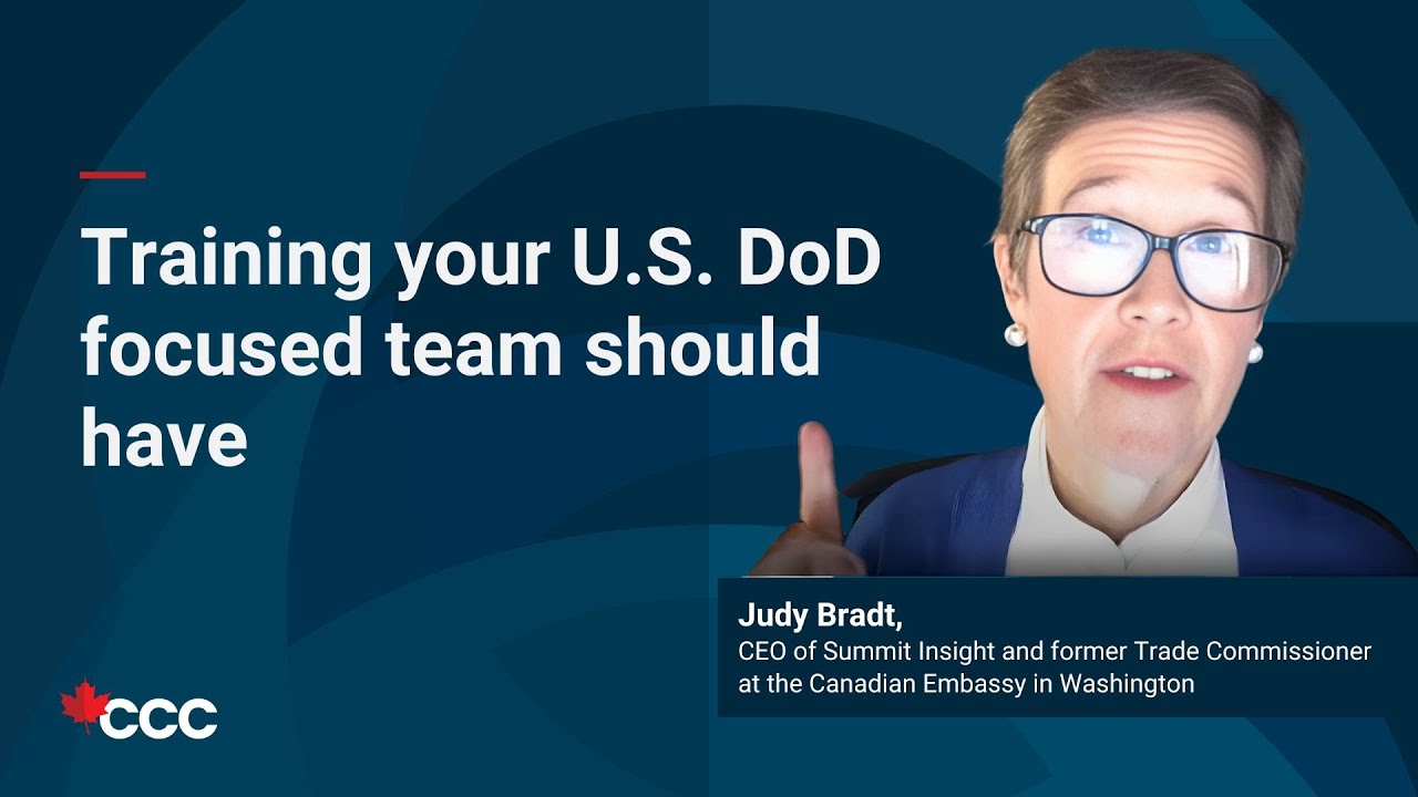 Training your #usdod-focused team should have
