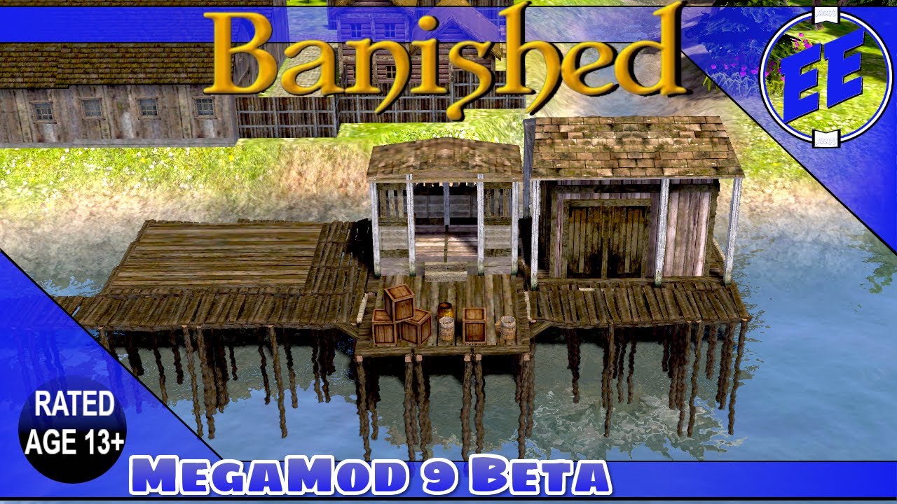 Banished MegaMod 9 - Starting the Docks ~ S13 Ep9 / @BlackLiquidteam #MegaMod9 #BanishedWednesday