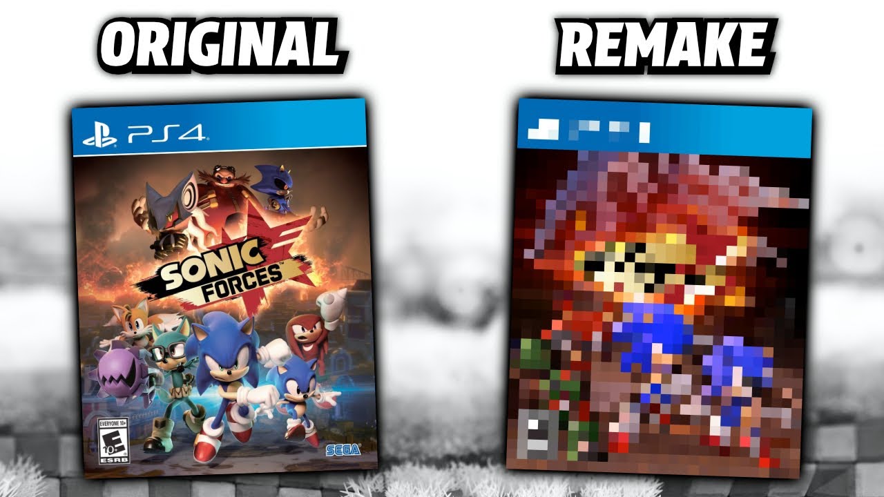 Remaking Sonic Box Art