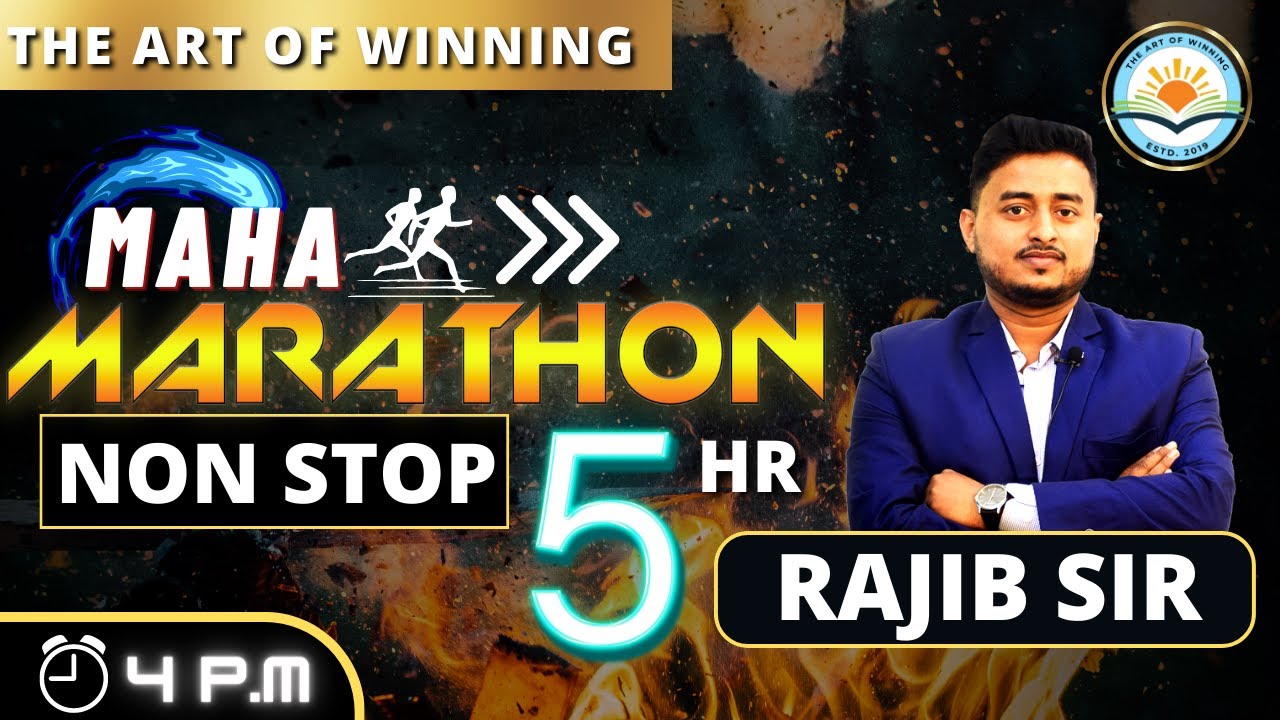 || MAHA MARATHON || LIVE || BY RAJIB SIR ||