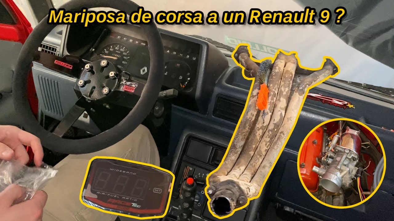 Proyecto RENAULT 9 INYECCIÓN / WIDEBAND y MÚLTIPLE 4 a 1 LARGO!!!