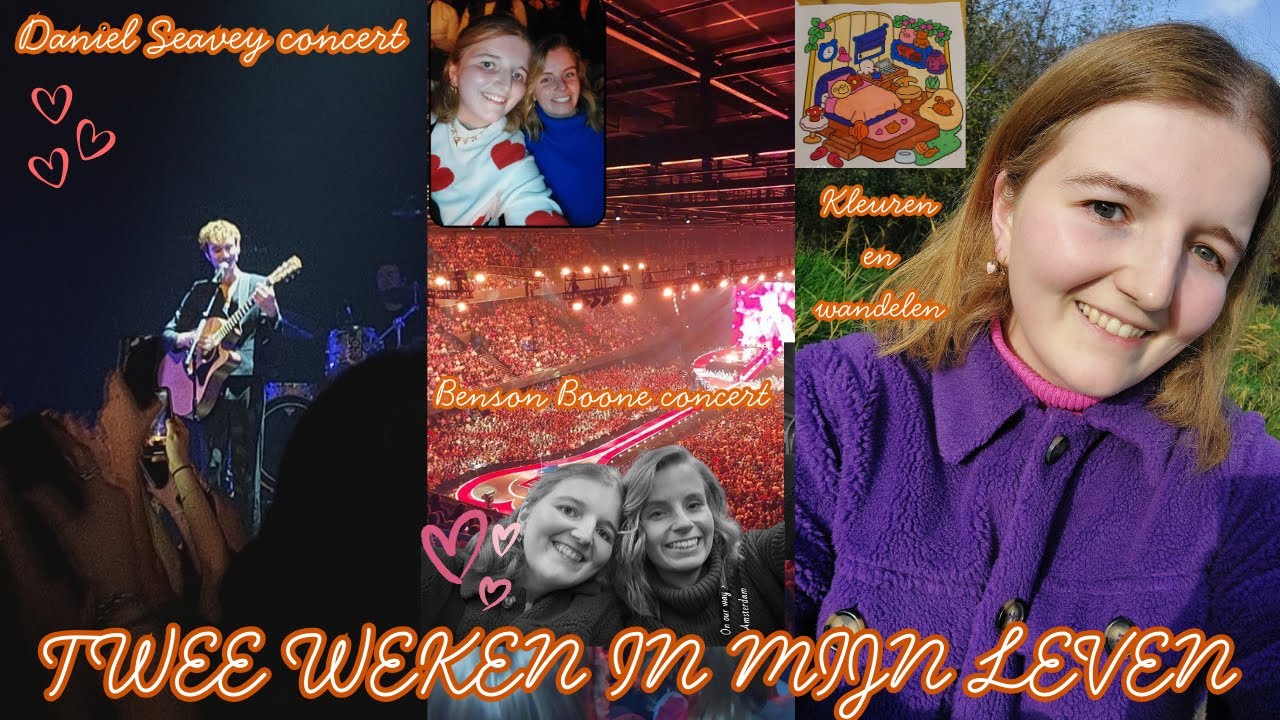 BENSON BOONE CONCERT EN DANIEL SEAVEY CONCERT | WEEKVLOG