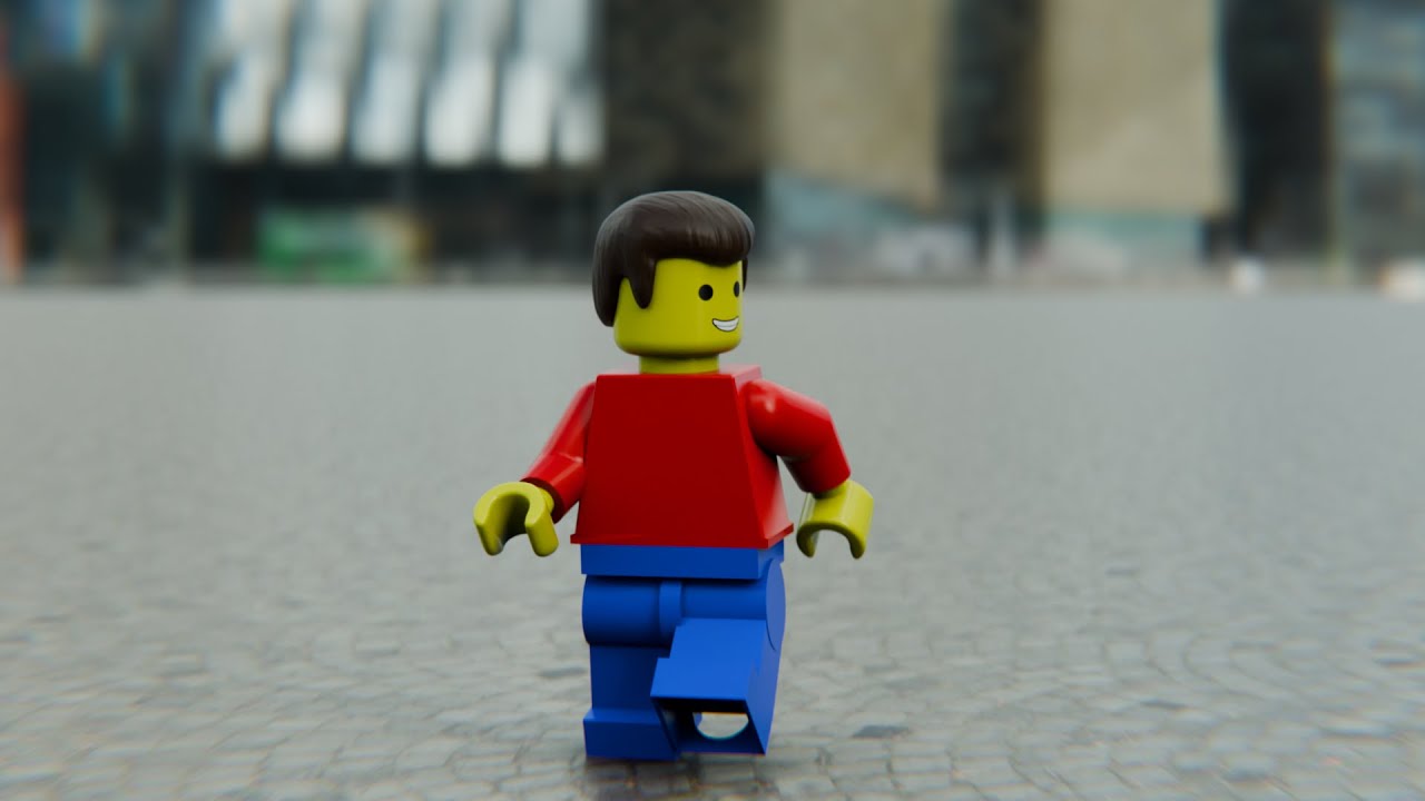Lego animation - Blender timelapse