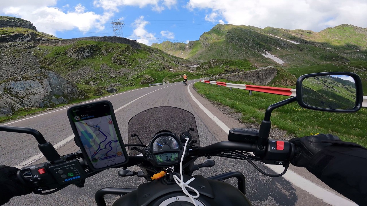 Beginner biker for the first time on Transfagarasan mountain road
