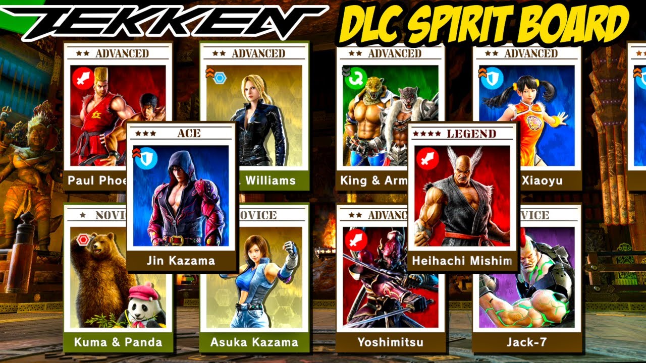 All TEKKEN DLC Spirit Board Battles with KAZUYA | Super Smash Bros. Ultimate