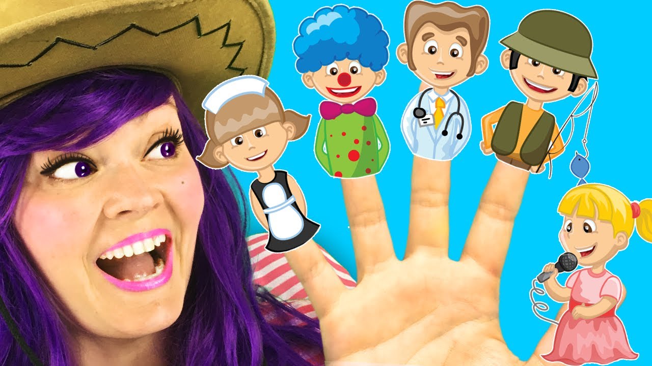 Finger Family Professions 2 Song for Kids Learn Jobs  | Simple Nursery Rhymes by Lily Fresh