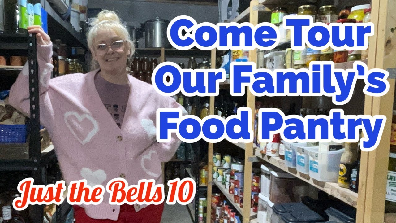 TOUR OF MY HUGE FOOD PANTRY 😉